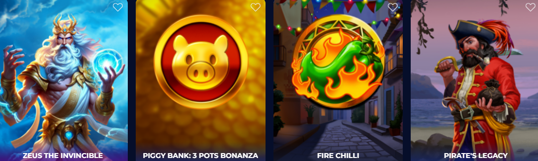 Gokkasten in NINE CASINO
